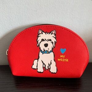 Marc Tetro “💙 My Westie” Small Zippered Bag